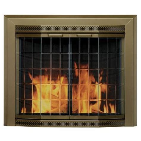 fireplace corner covers|Fireplace Doors & Covers at Lowes.com.